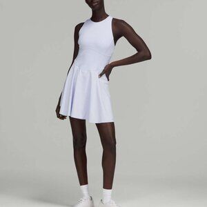 NWT 6 Lululemon Court Crush Tennis Dress pastel blue